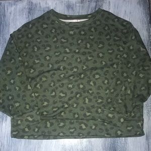 Leopard oversized sweatshirt